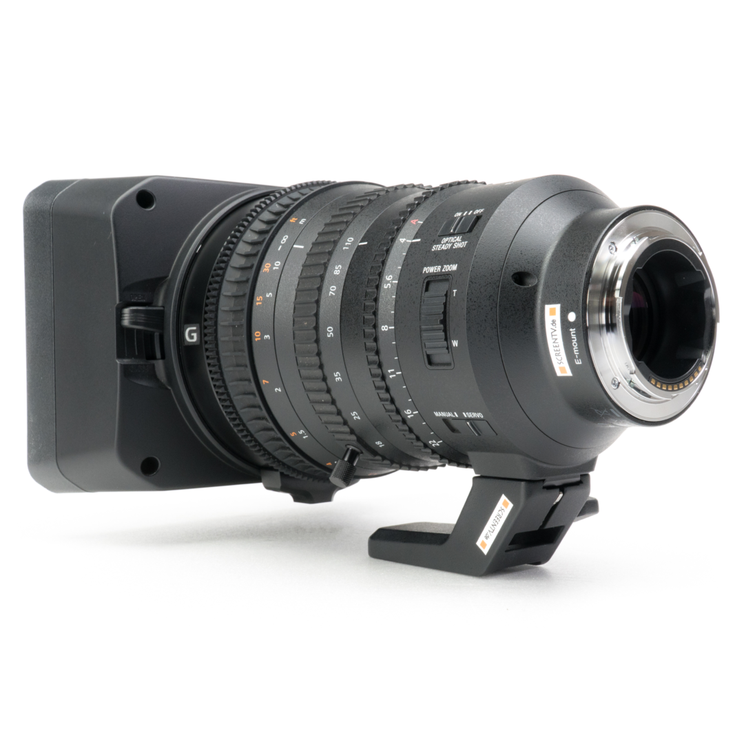 Objectif SONY E PZ 18-110mm F4 G OSS - Time Prod Location